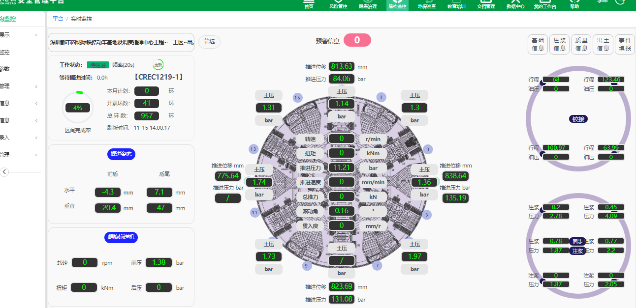 【实战案例说话】盾构推进20环才想起没接监管平台？